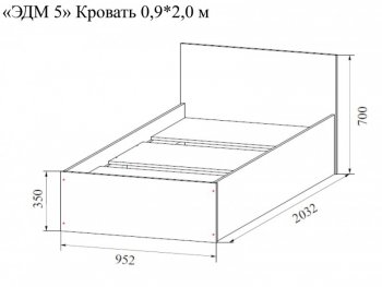 Спальный гарнитур Эдем-5 с угловым шкафом в Надыме - nadym.mebel-74.com | фото