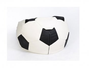 Кресло-мешок Мяч большой бело-черное в Надыме - nadym.mebel-74.com | фото