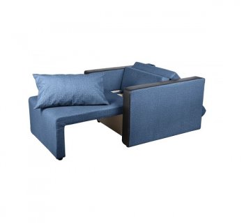 Кресло-кровать Милена с подлокотниками Синий в Надыме - nadym.mebel-74.com | фото