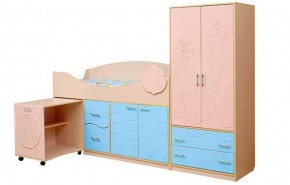Набор мебели для детской Юниор -12.2 (700*1860) МДФ матовый в Надыме - nadym.mebel-74.com | фото
