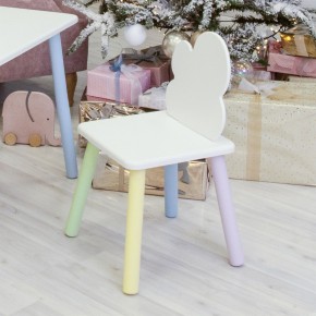 Детский стул Облачко (Белый/Белый/Цветной) в Надыме - nadym.mebel-74.com | фото