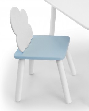 Детский стул Облачко (Белый/Голубой/Белый) в Надыме - nadym.mebel-74.com | фото