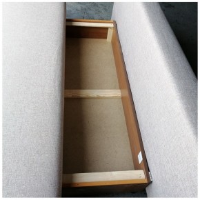 Диван-кровать Комфорт без подлокотников BALTIC AZURE (2 подушки) в Надыме - nadym.mebel-74.com | фото