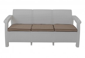 Диван Yalta Premium Sofa 3 Set (Ялта) белый (+подушки под спину) в Надыме - nadym.mebel-74.com | фото
