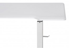 Компьютерный стол Маркос с механизмом подъема 140х80х75 белый / шагрень белая в Надыме - nadym.mebel-74.com | фото