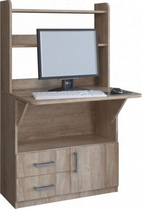 Компьютерный стол СП-1 (Дуб баррик) в Надыме - nadym.mebel-74.com | фото