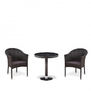 Комплект плетеной мебели T601/Y350A-W53 Brown (2+1) в Надыме - nadym.mebel-74.com | фото