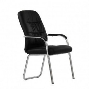 Кресло Barneo K-16 для посетителей и переговорных (черный) в Надыме - nadym.mebel-74.com | фото