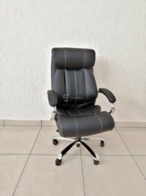 Кресло Barneo K-303 для руководителя (черная экокожа) в Надыме - nadym.mebel-74.com | фото