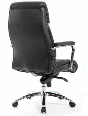 Кресло BRABIX PREMIUM "Phaeton EX-502" (кожа с компаньоном, хром, черное) 530882 в Надыме - nadym.mebel-74.com | фото