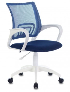 Кресло BRABIX "Fly MG-396W" (белый/темно-синее) 532399 в Надыме - nadym.mebel-74.com | фото