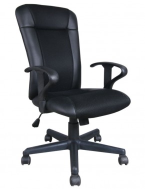Кресло BRABIX "Optima MG-370" (экокожа/ткань, черное) 531580 в Надыме - nadym.mebel-74.com | фото