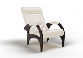 Кресло для отдыха Римини 19-К-КР (экокожа/венге) КРЕМ в Надыме - nadym.mebel-74.com | фото