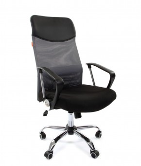Кресло для руководителя CHAIRMAN 610 N(15-21 черный/сетка серый) в Надыме - nadym.mebel-74.com | фото