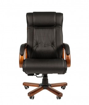 Кресло для руководителя CHAIRMAN  653 (Кожа) Черное в Надыме - nadym.mebel-74.com | фото