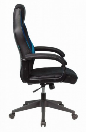 Кресло игровое Бюрократ VIKING 3 AERO BLUE черный/синий в Надыме - nadym.mebel-74.com | фото