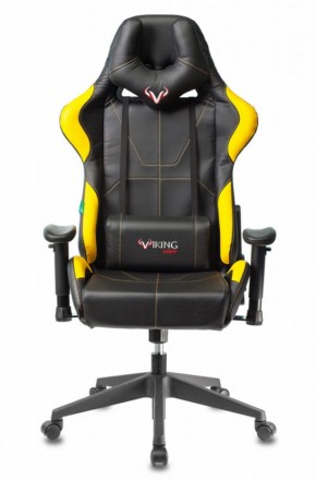 Кресло игровое Бюрократ VIKING 5 AERO YELLOW черный/желтый в Надыме - nadym.mebel-74.com | фото