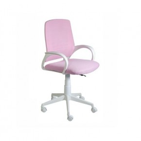 Кресло Ирис White сетка/ткань розовая в Надыме - nadym.mebel-74.com | фото