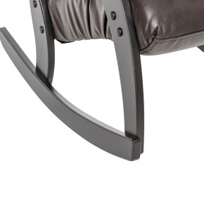 Кресло-качалка Модель 67 Венге, к/з Oregon perlamutr 120 в Надыме - nadym.mebel-74.com | фото