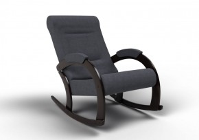 Кресло-качалка Венето 13-Т-ГР (ткань/венге) ГРАФИТ в Надыме - nadym.mebel-74.com | фото