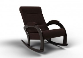 Кресло-качалка Венето 13-Т-Ш (ткань/венге) ШОКОЛАД в Надыме - nadym.mebel-74.com | фото
