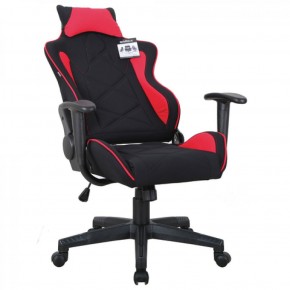 Кресло компьютерное BRABIX GT Racer GM-101 + подушка (ткань) черное/красное (531820) в Надыме - nadym.mebel-74.com | фото