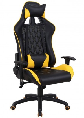 Кресло компьютерное BRABIX "GT Master GM-110" (черное/желтое) 531927 в Надыме - nadym.mebel-74.com | фото