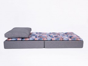 Кресло-кровать бескаркасное Харви (коричневый-квадро беж) в Надыме - nadym.mebel-74.com | фото