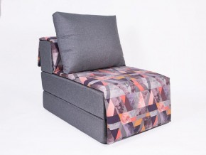 Кресло-кровать бескаркасное Харви (серый-сноу манго) в Надыме - nadym.mebel-74.com | фото