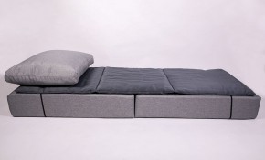 Кресло-кровать-пуф бескаркасное Прайм (мехико серый-графит) в Надыме - nadym.mebel-74.com | фото