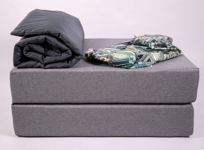 Кресло-кровать-пуф бескаркасное Прайм (мехико серый-графит) в Надыме - nadym.mebel-74.com | фото