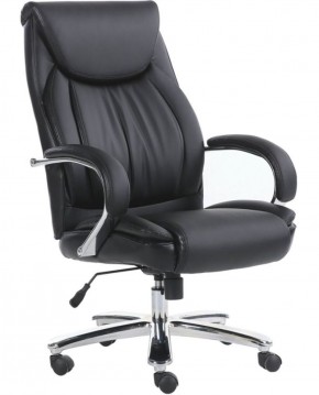 Кресло офисное BRABIX PREMIUM "Advance EX-575" (хром, экокожа, черное) 531825 в Надыме - nadym.mebel-74.com | фото