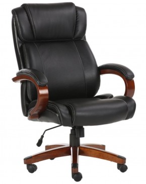 Кресло офисное BRABIX PREMIUM "Magnum EX-701" (дерево, рециклированная кожа, черное) 531827 в Надыме - nadym.mebel-74.com | фото