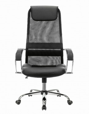 Кресло офисное BRABIX PREMIUM "Stalker EX-608 CH" (хром, ткань-сетка/кожзам, черное) 532091 в Надыме - nadym.mebel-74.com | фото