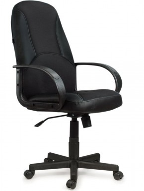 Кресло офисное BRABIX "City EX-512" (кожзам черный, ткань черная) 531407 в Надыме - nadym.mebel-74.com | фото