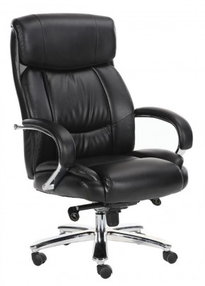 Кресло офисное BRABIX "Direct EX-580" (хром/рециклированная кожа/черное) 531824 в Надыме - nadym.mebel-74.com | фото