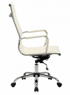 Кресло офисное BRABIX "Energy EX-509" (экокожа, хром, бежевое) 531166 в Надыме - nadym.mebel-74.com | фото