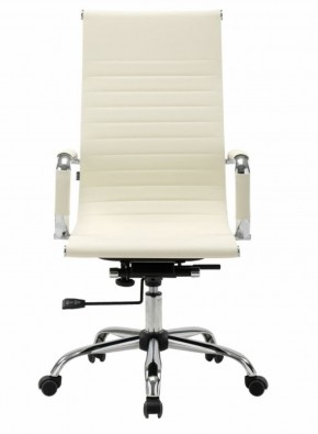 Кресло офисное BRABIX "Energy EX-509" (экокожа, хром, бежевое) 531166 в Надыме - nadym.mebel-74.com | фото