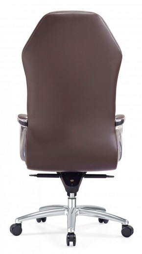 Кресло руководителя Бюрократ _AURA/BROWN коричневый в Надыме - nadym.mebel-74.com | фото