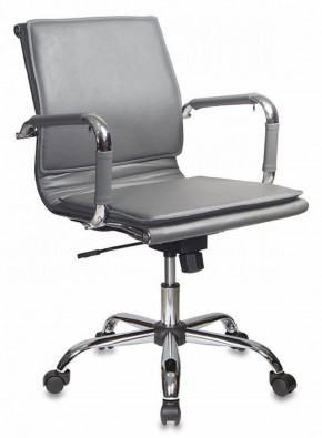 Кресло руководителя Бюрократ CH-993-LOW/GREY серый в Надыме - nadym.mebel-74.com | фото