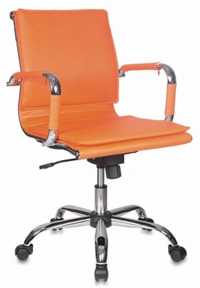 Кресло руководителя Бюрократ CH-993-LOW/ORANGE оранжевый в Надыме - nadym.mebel-74.com | фото