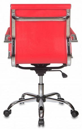 Кресло руководителя Бюрократ CH-993-LOW/RED красный в Надыме - nadym.mebel-74.com | фото