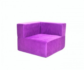 Кресло-угловое-модуль бескаркасное Тетрис 30 (Фиолетовый) в Надыме - nadym.mebel-74.com | фото