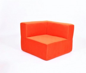 Кресло-угловое-модуль бескаркасное Тетрис 30 (Оранжевый) в Надыме - nadym.mebel-74.com | фото