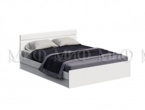 НЭНСИ NEW Кровать 1,4 м (Белый глянец холодный/Белый) в Надыме - nadym.mebel-74.com | фото