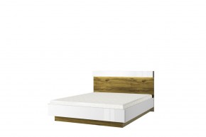 Кровать 160 с подъемником, TORINO, цвет белый/Дуб наварра в Надыме - nadym.mebel-74.com | фото