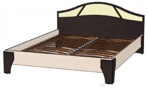 ВЕРОНА Кровать 1600 с основанием (Венге/Анкор светлый) в Надыме - nadym.mebel-74.com | фото