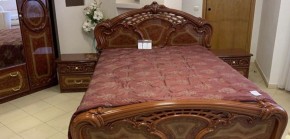 Кровать 2-х спальная 1800*2000 Роза, без основания (01.118) орех в Надыме - nadym.mebel-74.com | фото