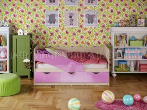 Кровать Бабочки (Сиреневый металлик) 1600 в Надыме - nadym.mebel-74.com | фото