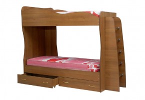 Кровать детская 2-х ярусная Юниор-1 (800*2000) ЛДСП в Надыме - nadym.mebel-74.com | фото
